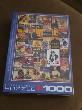 Eurographics World War I & II 1000-Piece Vintage Posters Jigsaw Puzzle. NEW